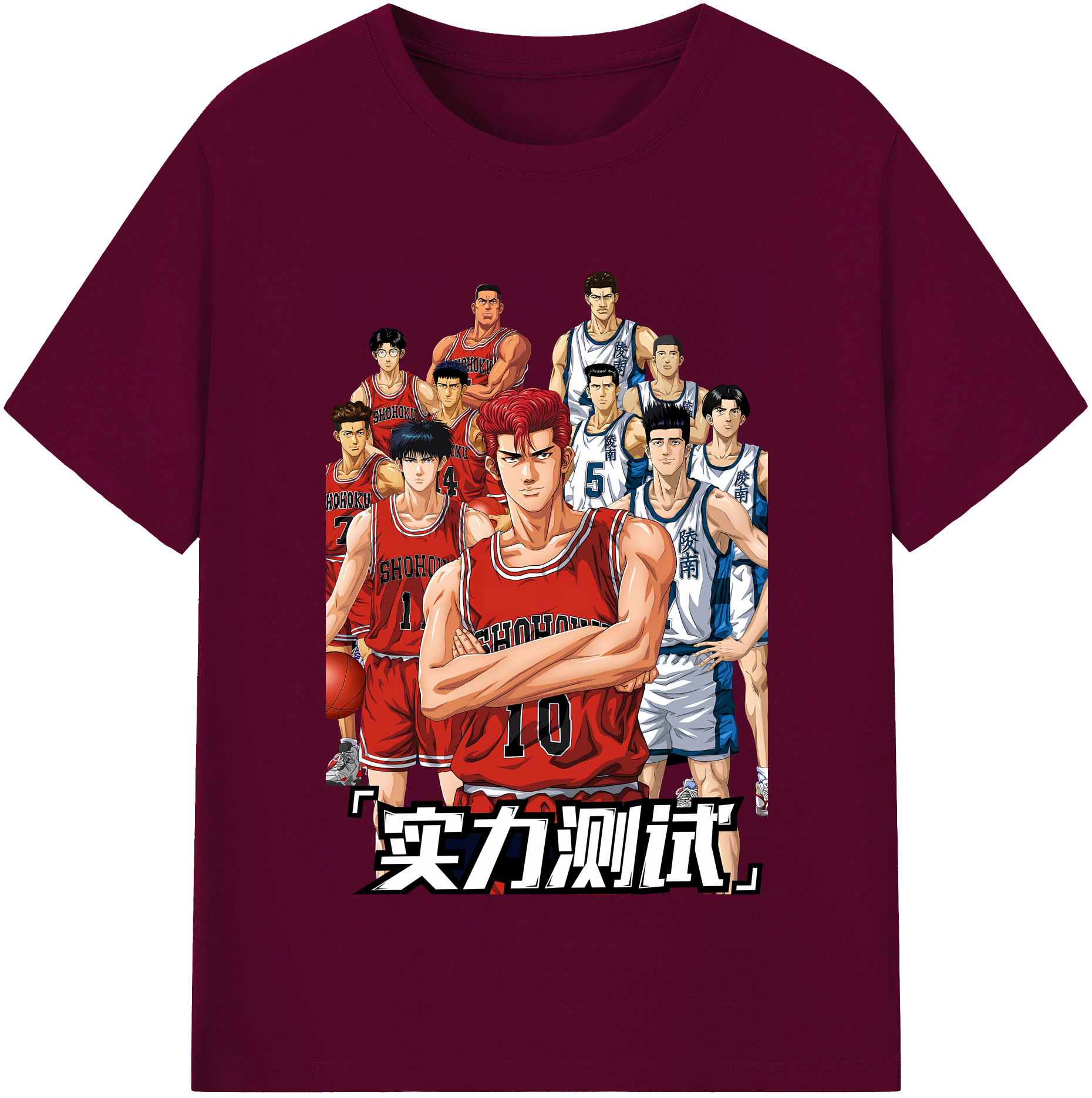 （画像用） SLAM DUNK／スラムダンク レディースカジュアルプリントTシャツ（綿100％）